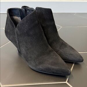 Sam Edelman Black Suede Ankle Booties